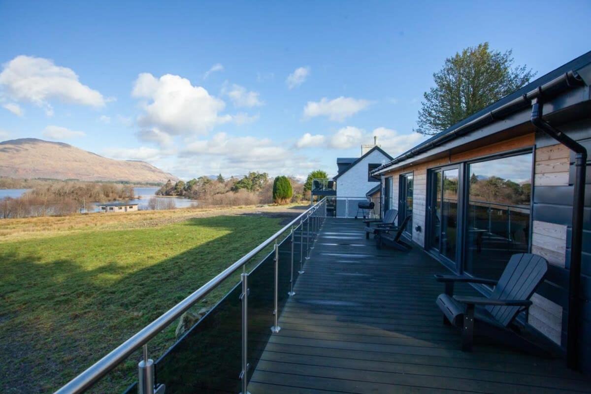 New Build Lodge With Stunning Views Of Loch Awe Hayfield  Extérieur photo